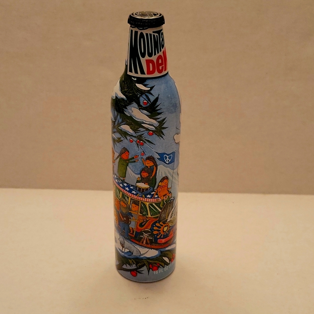 New Reflections of Dew Hippie Bus Mountain Dew Bottle